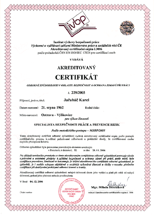 Akreditovaný certifikát